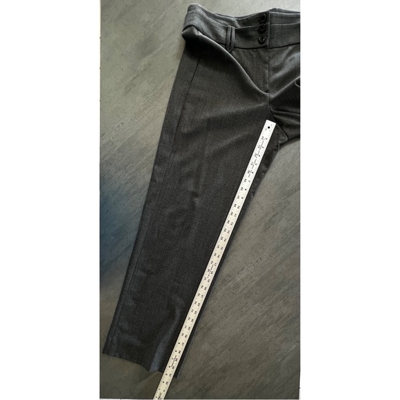 Armani Collezioni Charcoal Gray Virgin Wool Elegant Dress Pants IT 46 US Size 10 - Picture 10 of 10